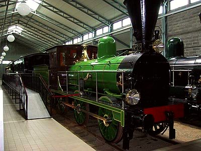 A painstakingly restored British 0-6-0 "Neilson and Company" 0-6-0 steam locomotive, used in Finland from 1869 well into the 1920s, preserved at the Finnish Railway Museum