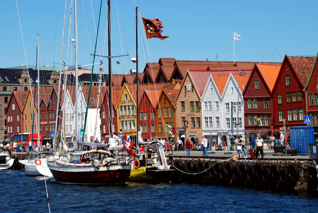 Explore Bergen's historic wharf