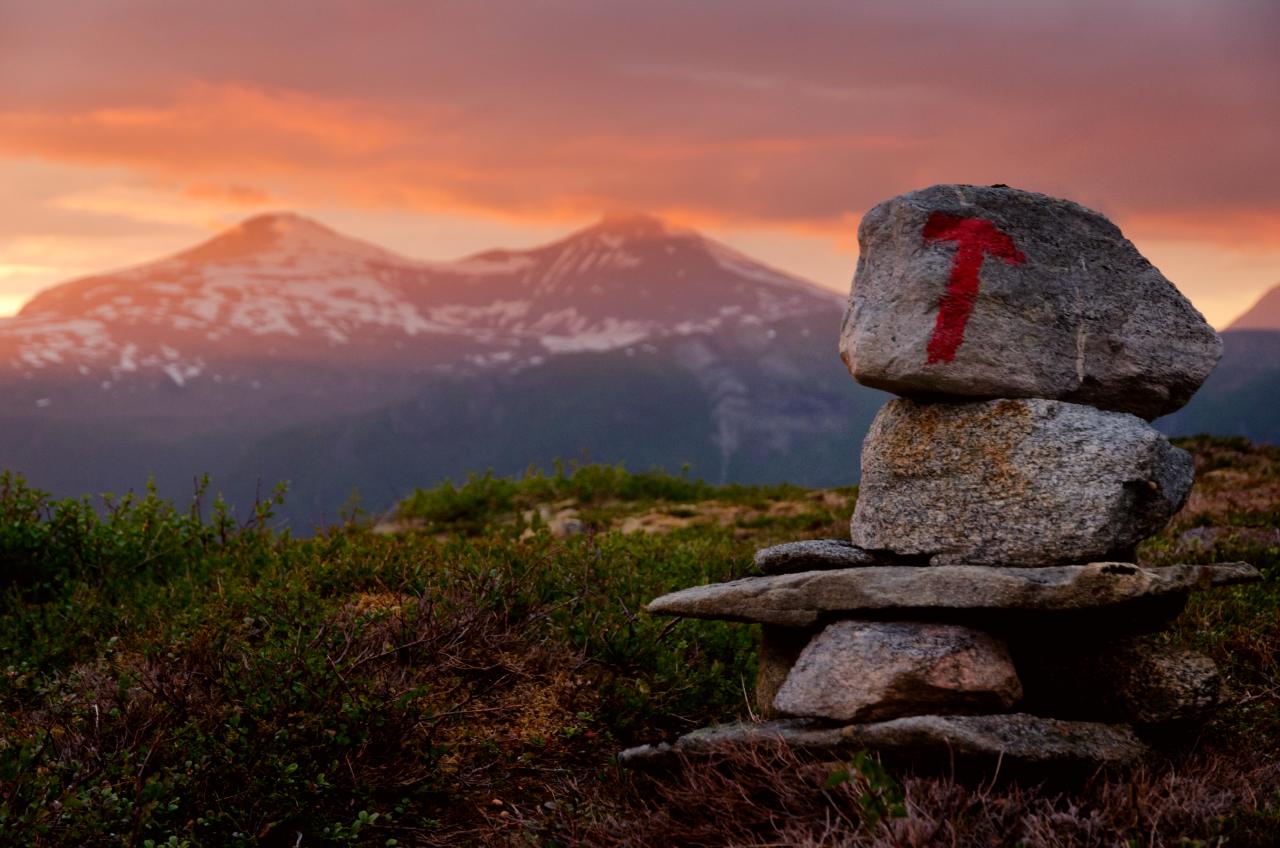 Norwegian trail marking, Trollheimen