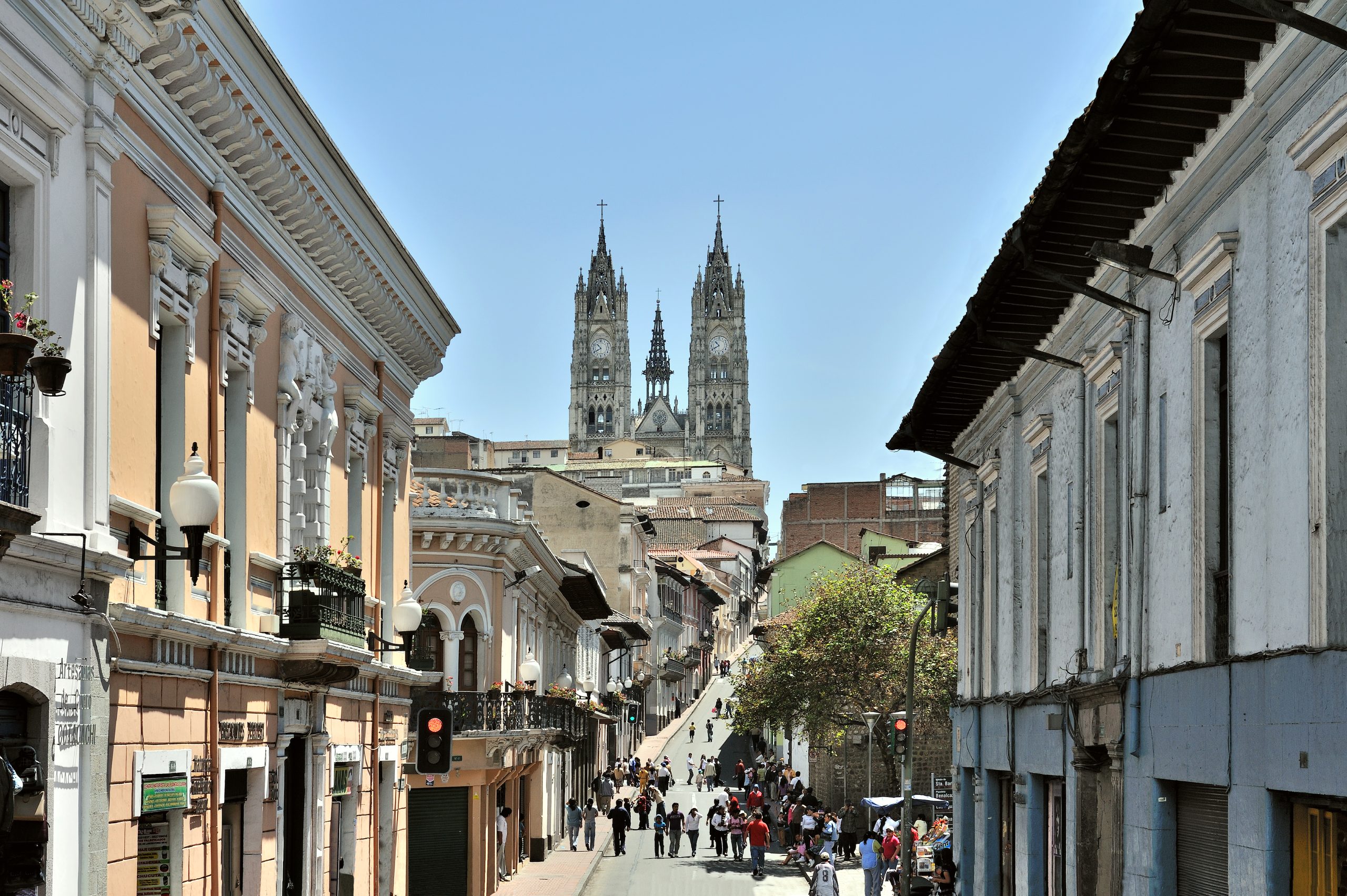 Verken de straten van de Oude Stad Quito