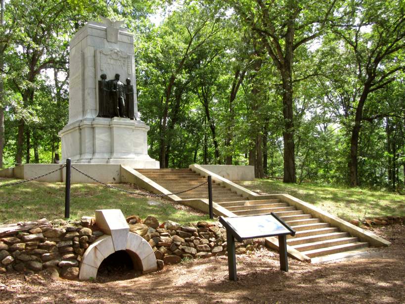 Illinois Monument at Kennesaw Mountain.