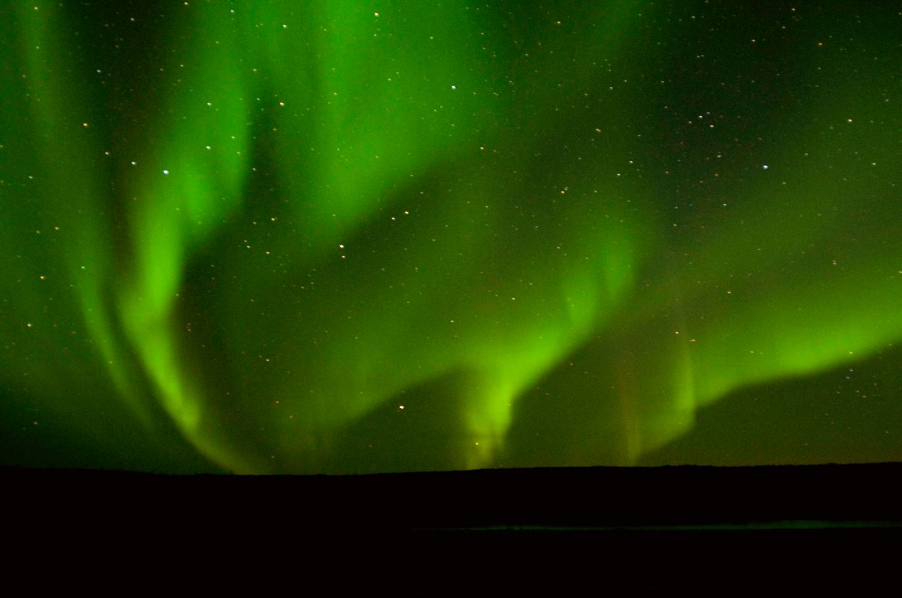 green northern lights