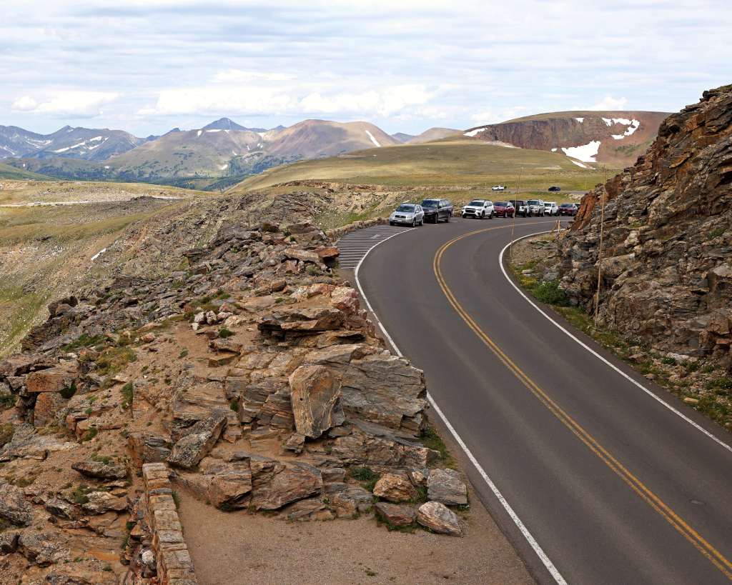 Trail Ridge Road in summer