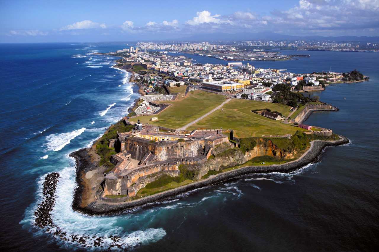 Castillo San Felipe del Morro Aereal View