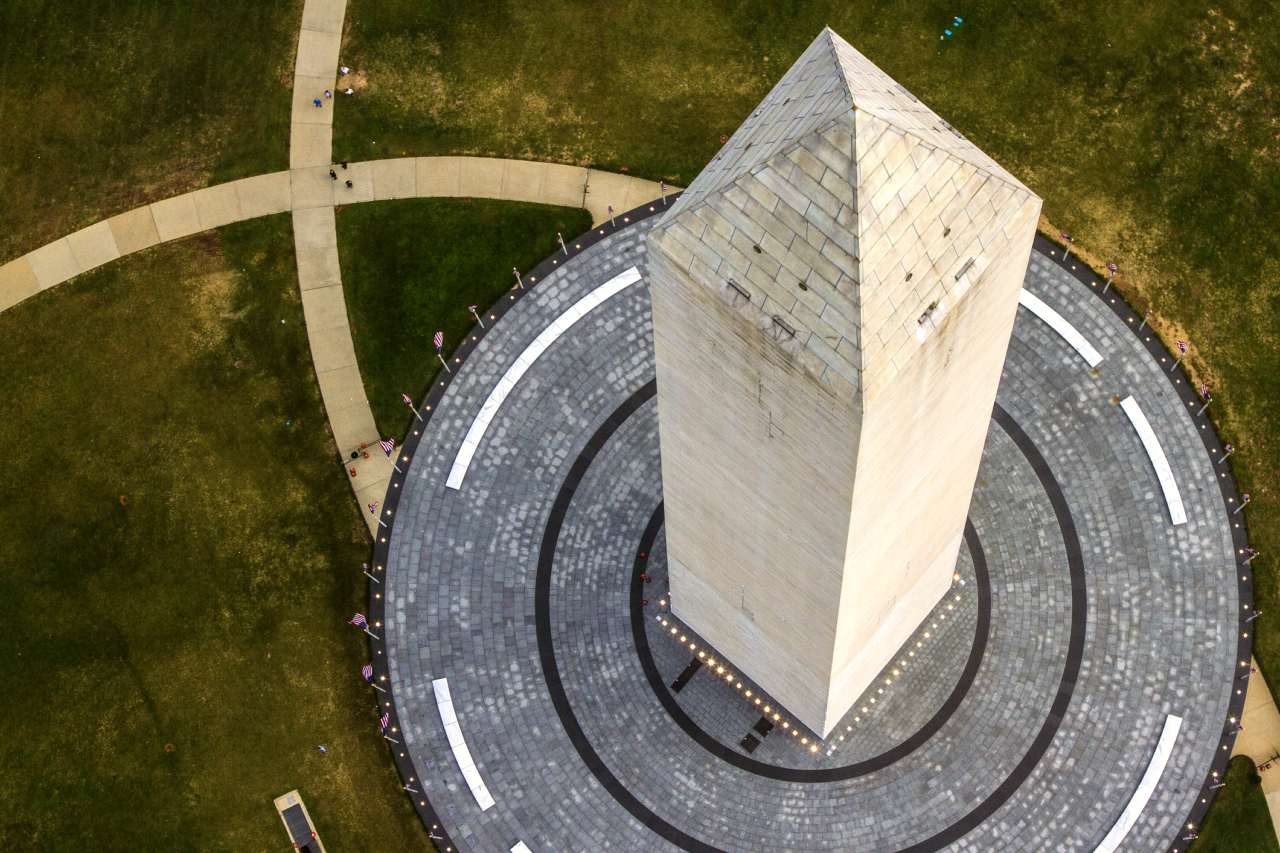 Aerial View of the Washington Monument
