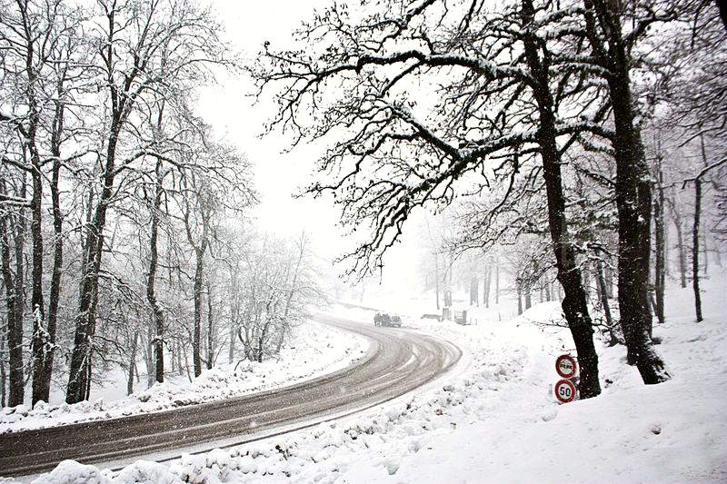 Snowfall in Tabarka