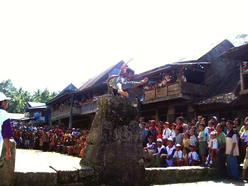 Nias ceremonial stone jump.