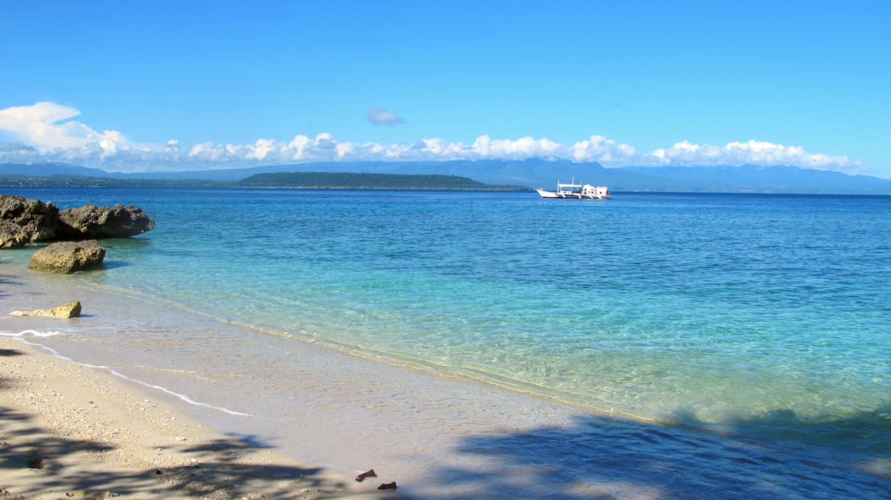 Beach on Moyo Island, North Sumbawa in March 2012