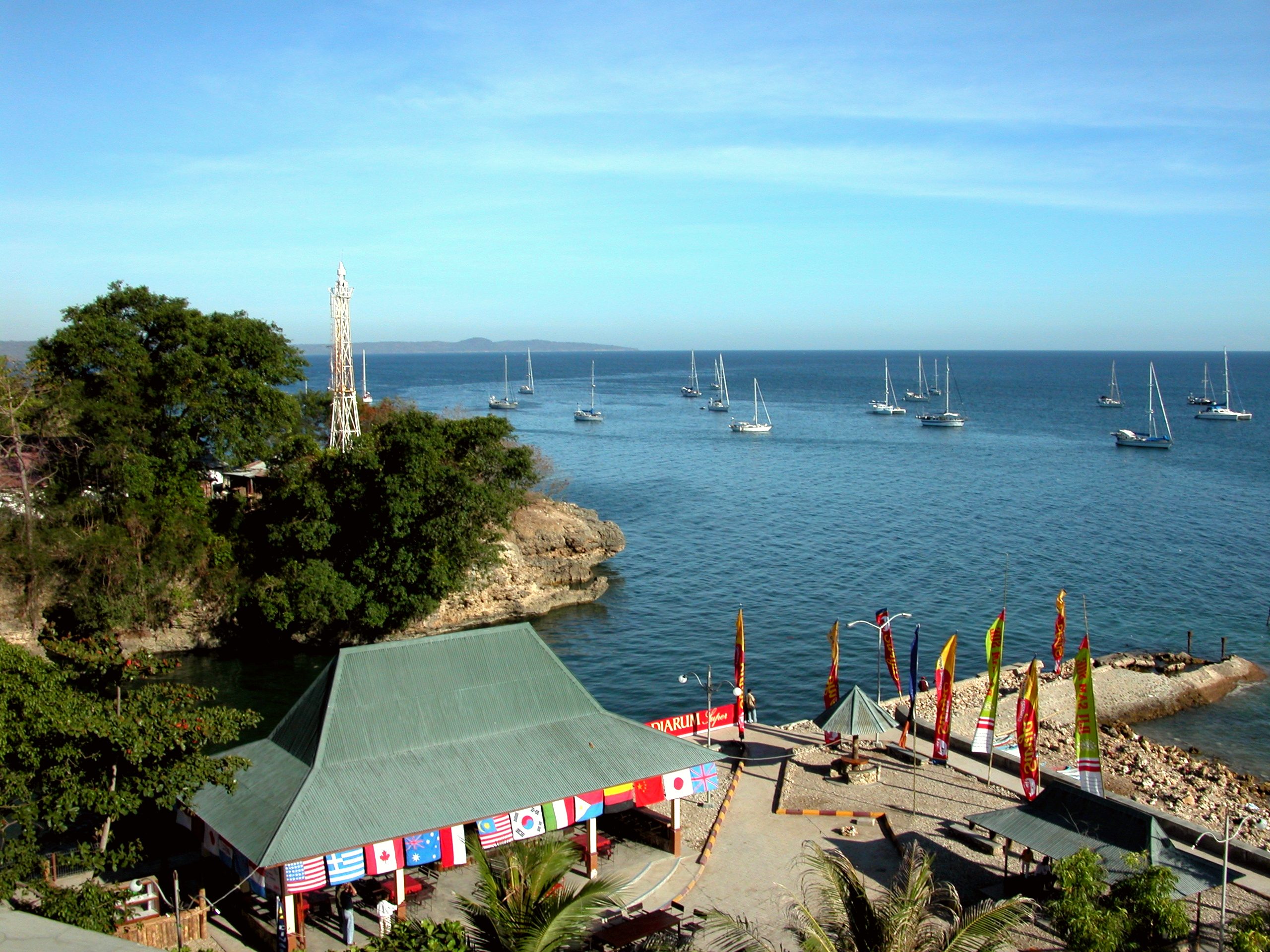 Aussicht vom Kupang-Leuchtturm