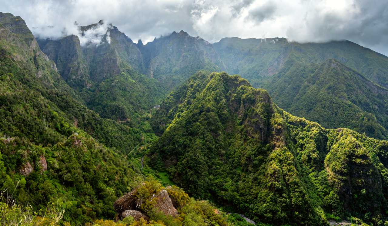 Sights from Balcões showing Madeira's high orography