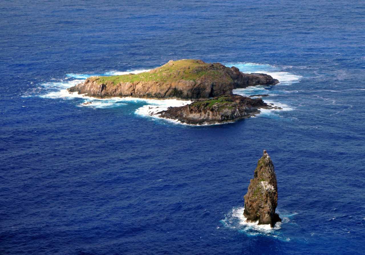 Motu Nui islet, part of the Birdman Cult ceremony