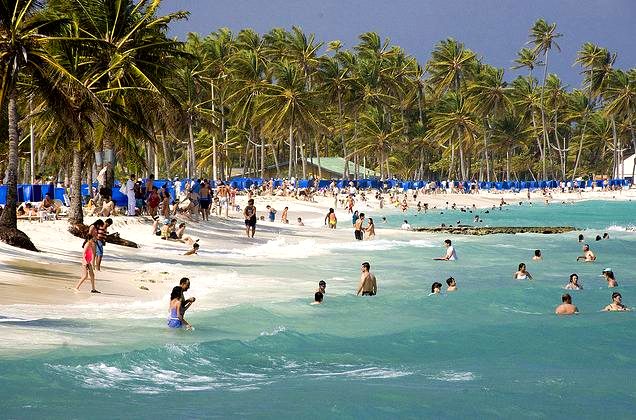 Beach in San Andrés