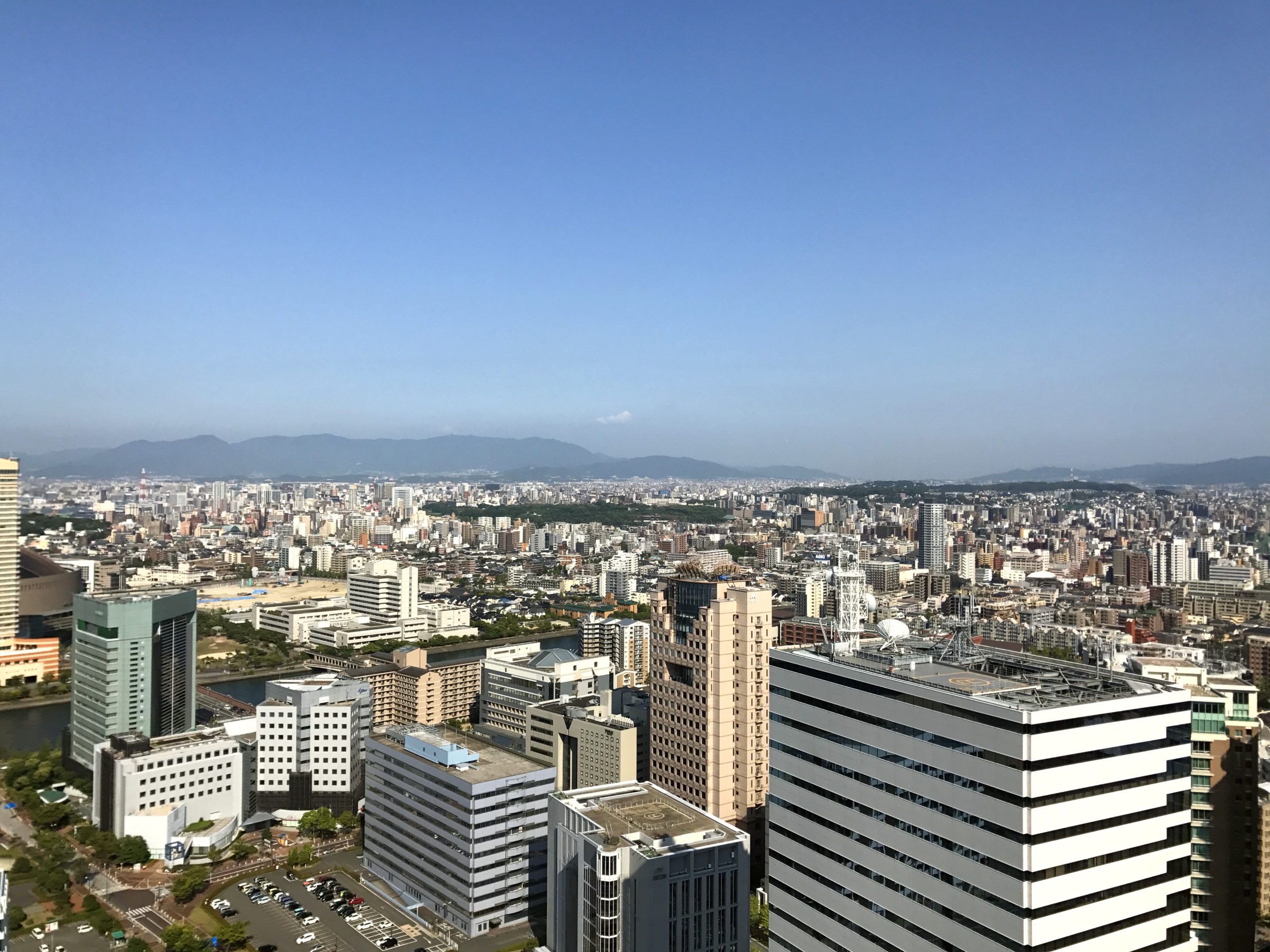 Uitzicht vanaf Fukuoka Tower