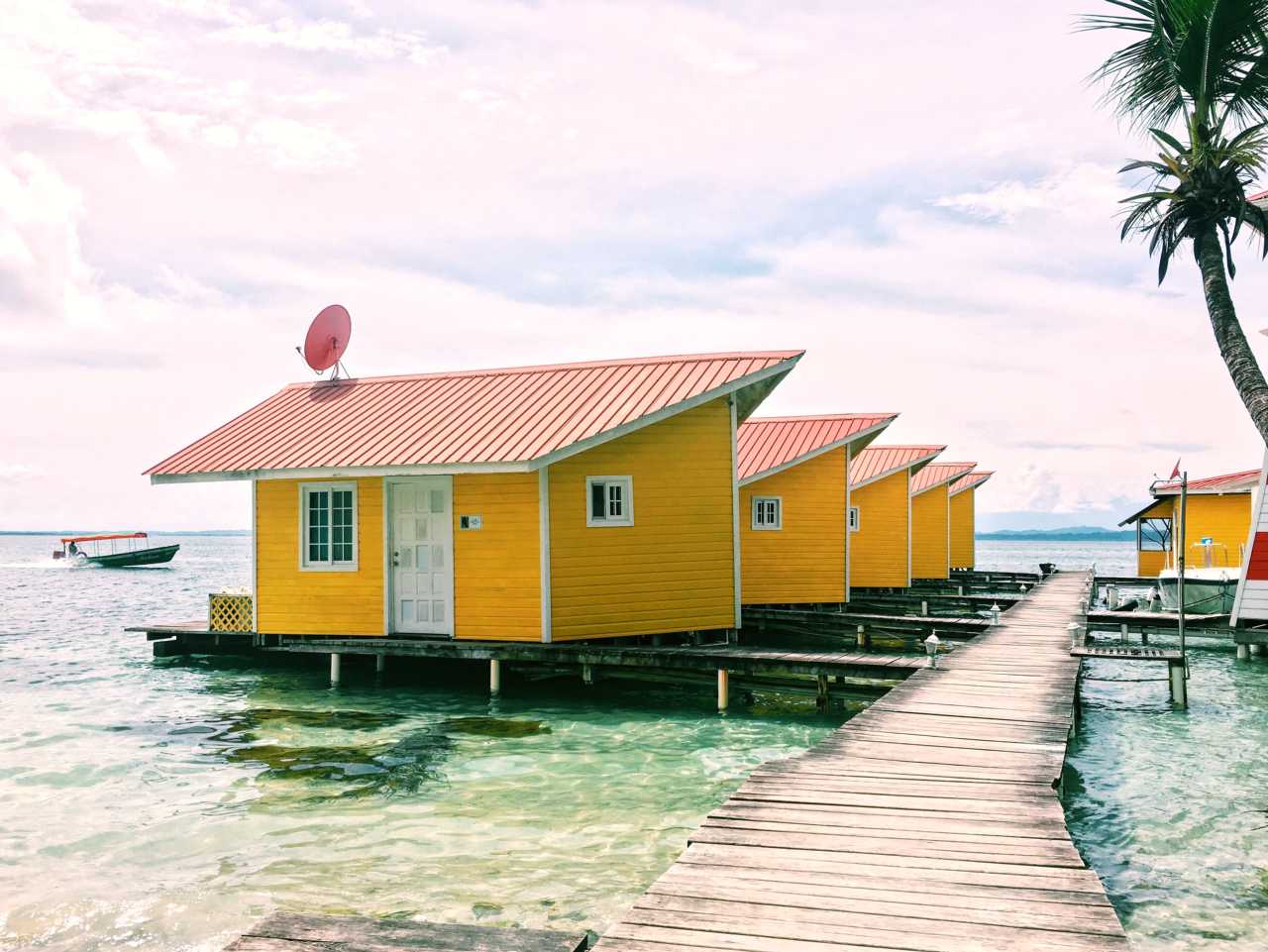 Stilt houses in Bocas del Toro