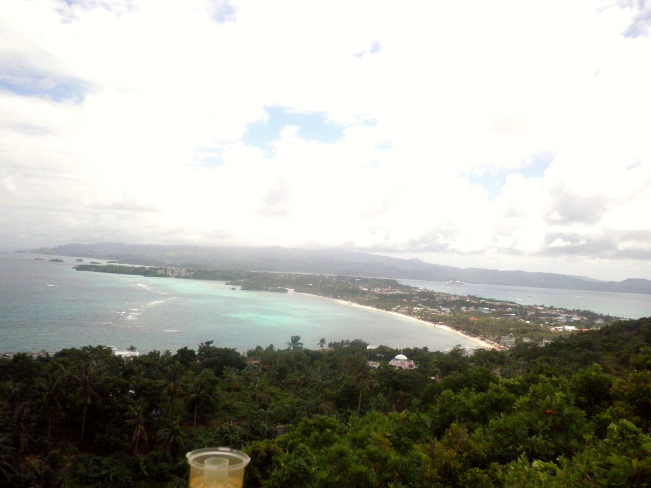 View of Boracay from Mount Luho, October 2012