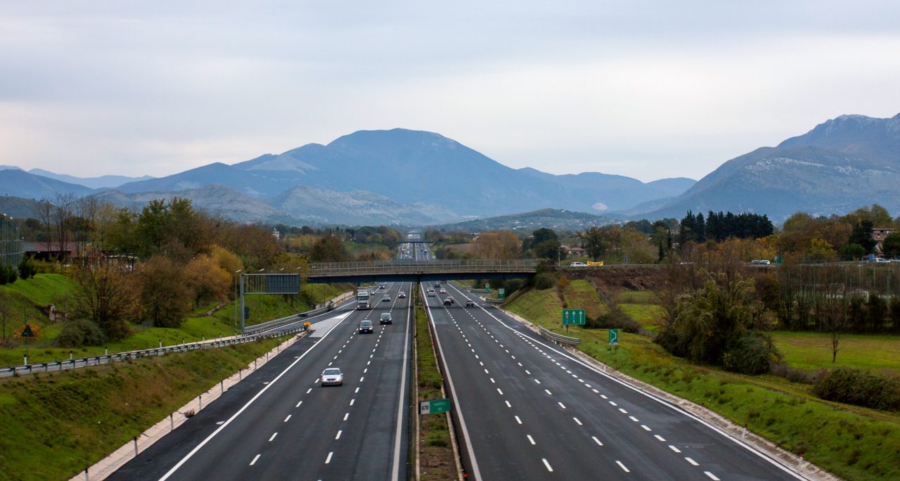 Autostrada A1 runs through Italy linking some of the largest cities of the country: Milan, Bologna, Florence, Rome and Naples.