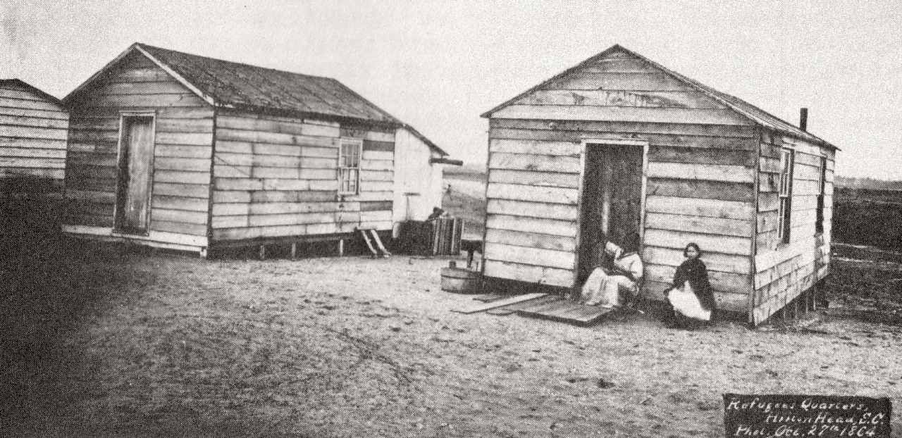 Mitchelville "refugee quarters," 1864