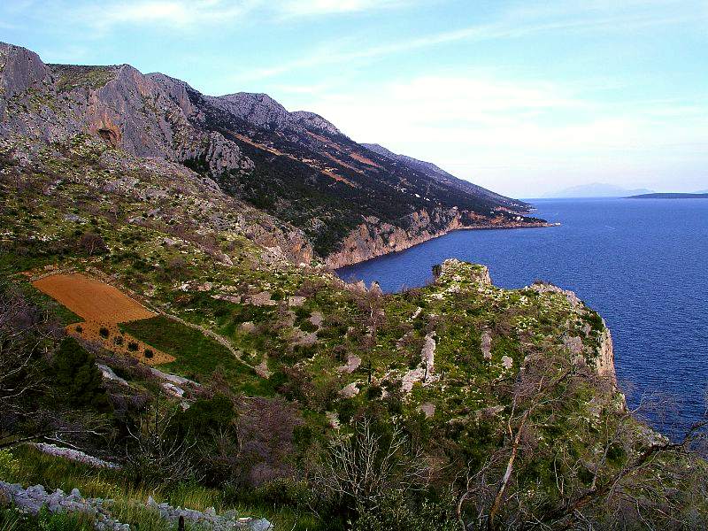 The southern coast of Hvar near Sveta Nedjelja