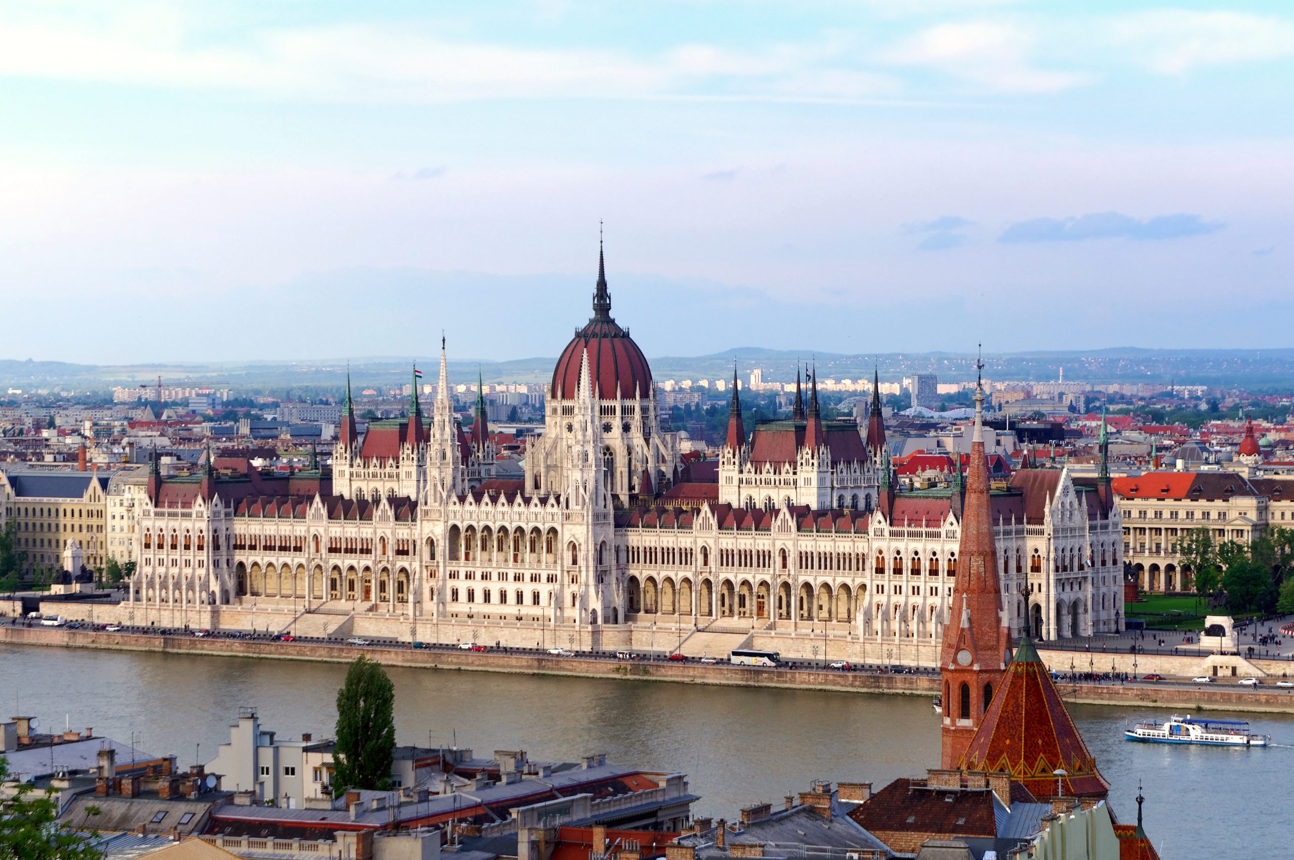 Parliament's grandeur along the Danube