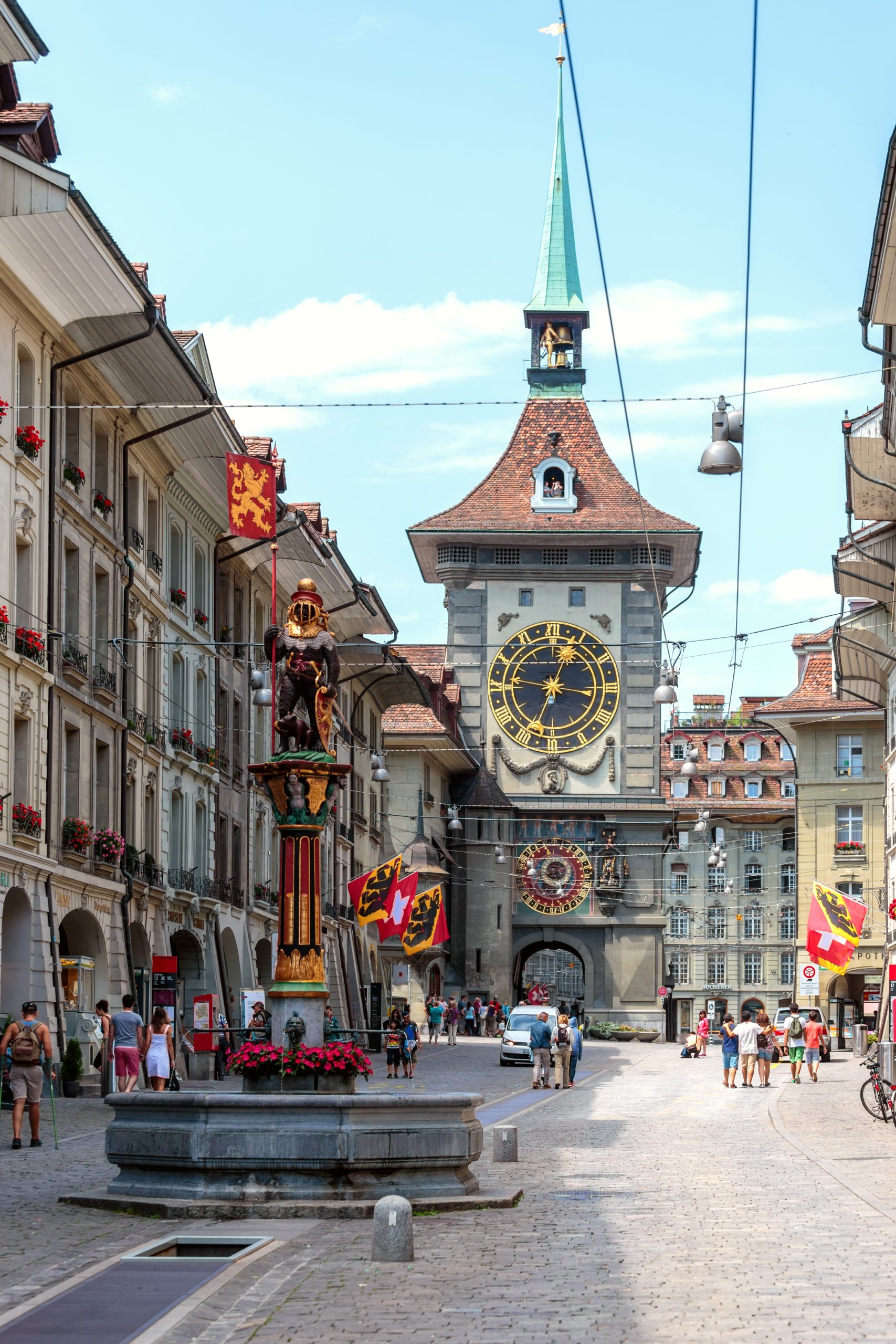 Explore Bern's historic Kramgasse street