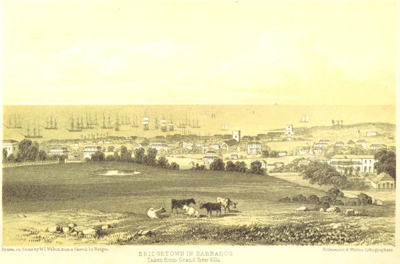 Bridgetown, Barbados in 1848