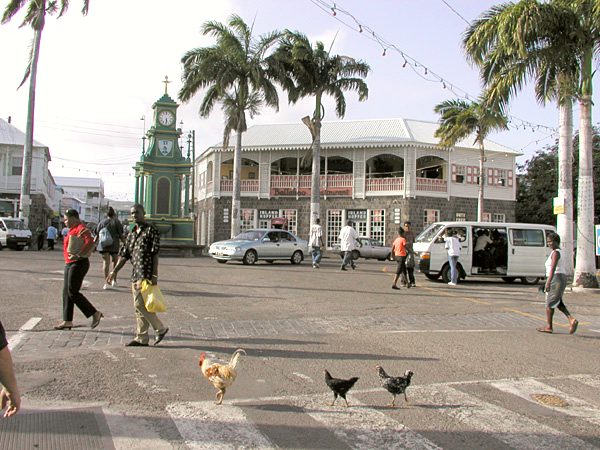 Downtown Basseterre, St. Kitts. Berkeley Memorial