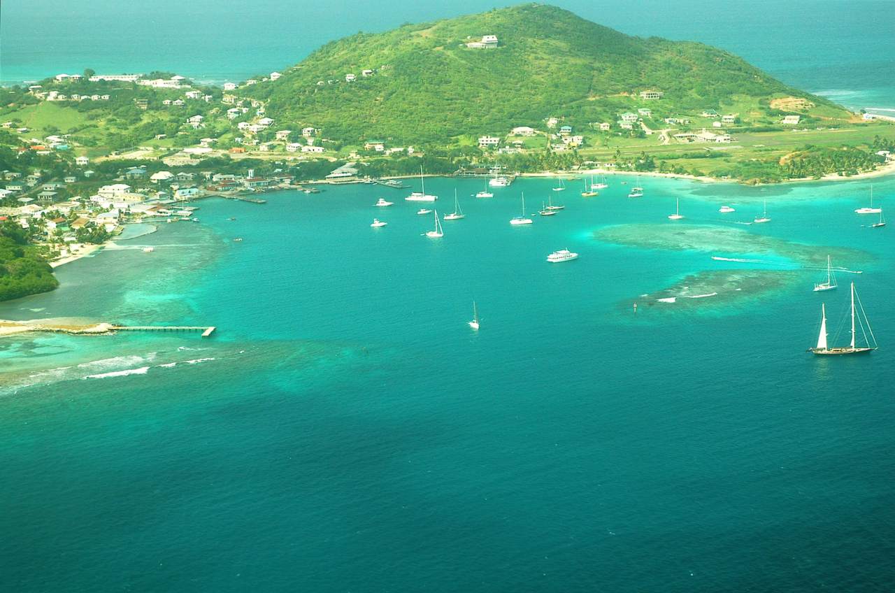 Clifton Harbour from the air