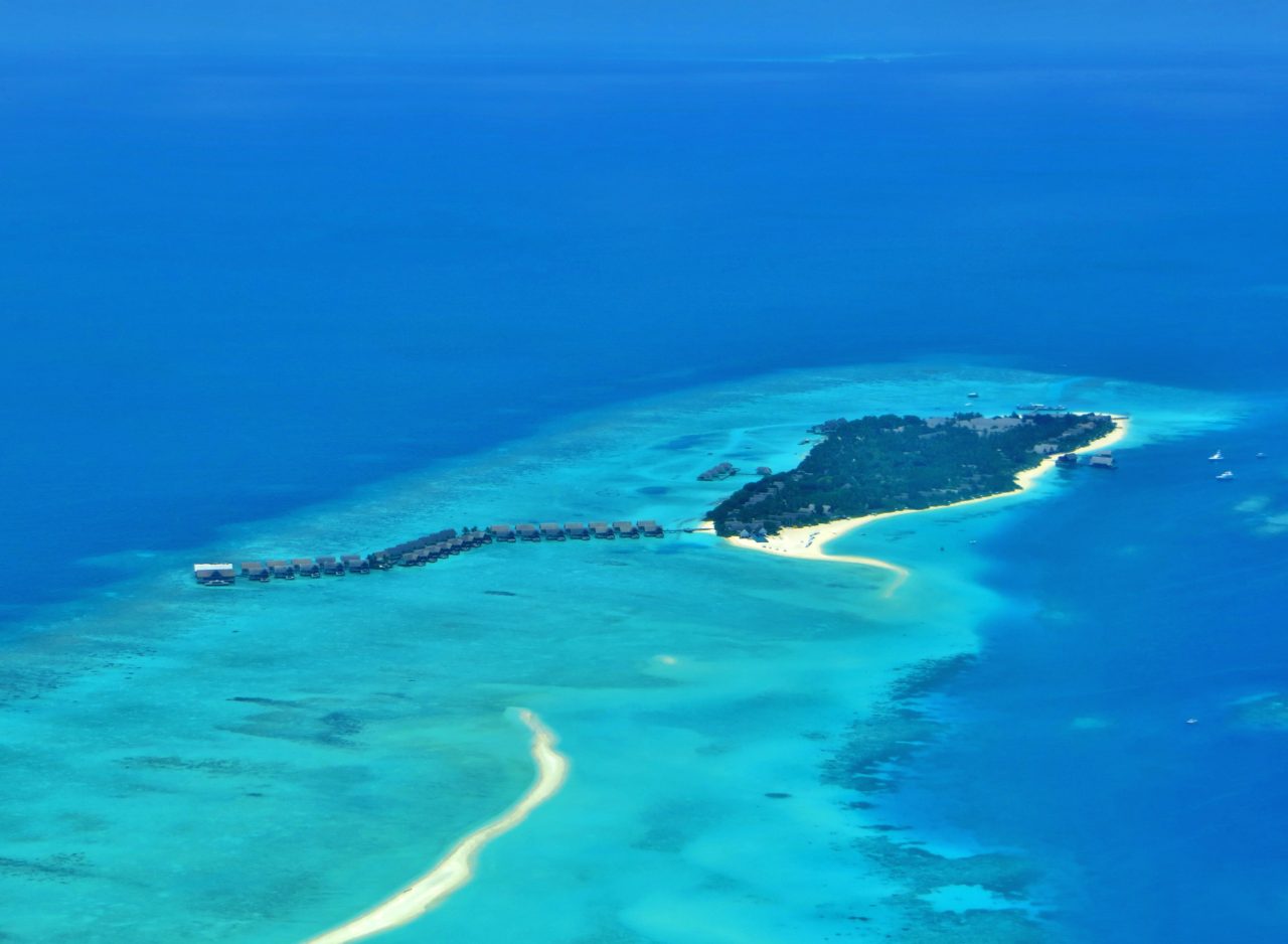 The resort island of Landaa Giraavaru.