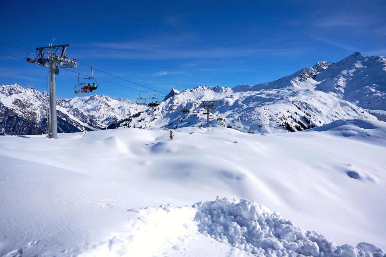 Ski Arlberg in Vorarlberg and Tyrol