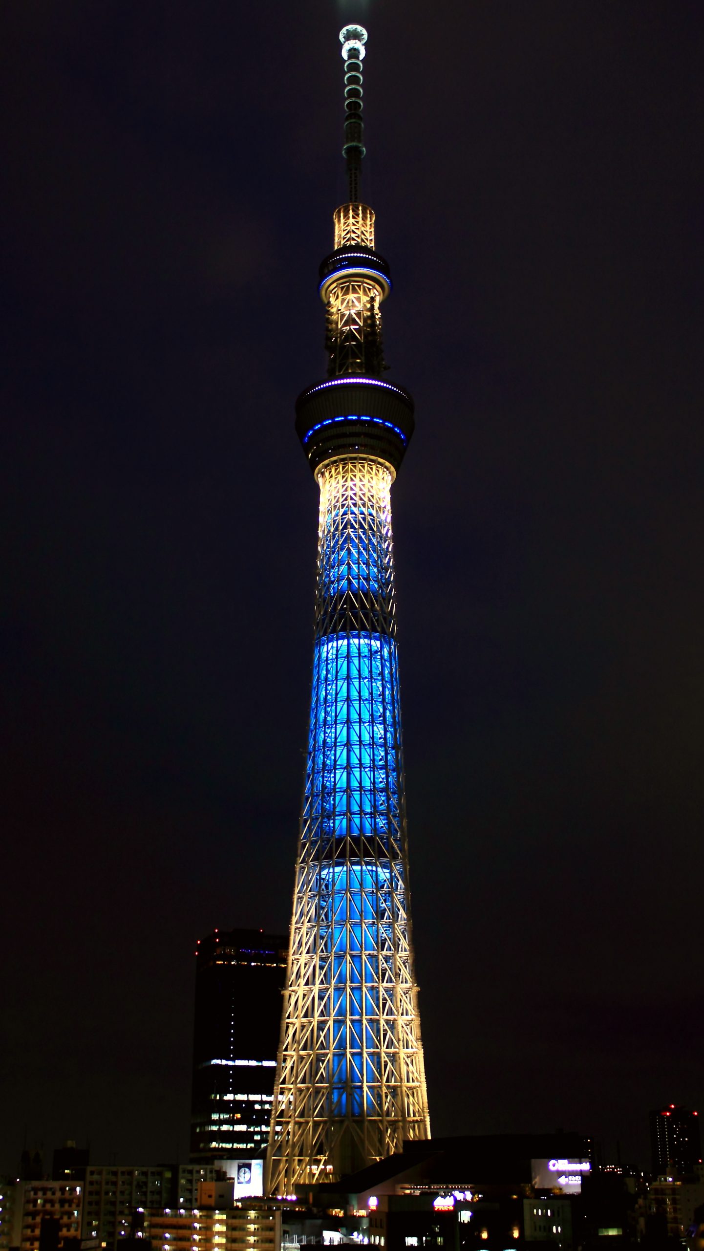 Uitzicht vanaf de top van de Tokyo Skytree