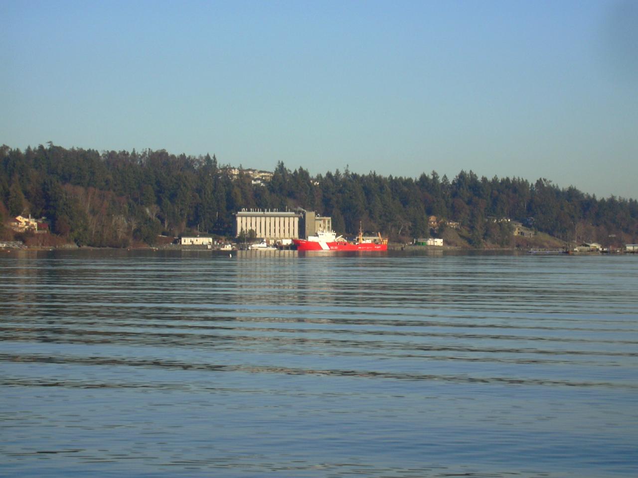 View of the Pacific Biological Station from Departure Bay Beach c. 2003