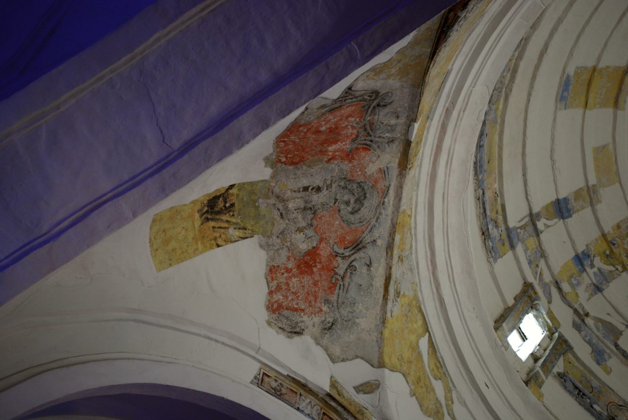 Remnants of frescos at the Saint Mark's Cathedral