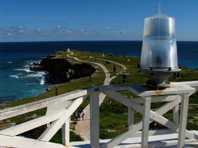 View from lighthouse on the southern tip