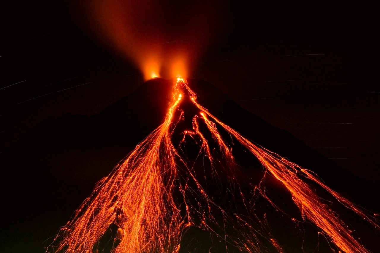 Arenal Volcano is a main destination in Costa Rica, San Carlos, Alajuela.