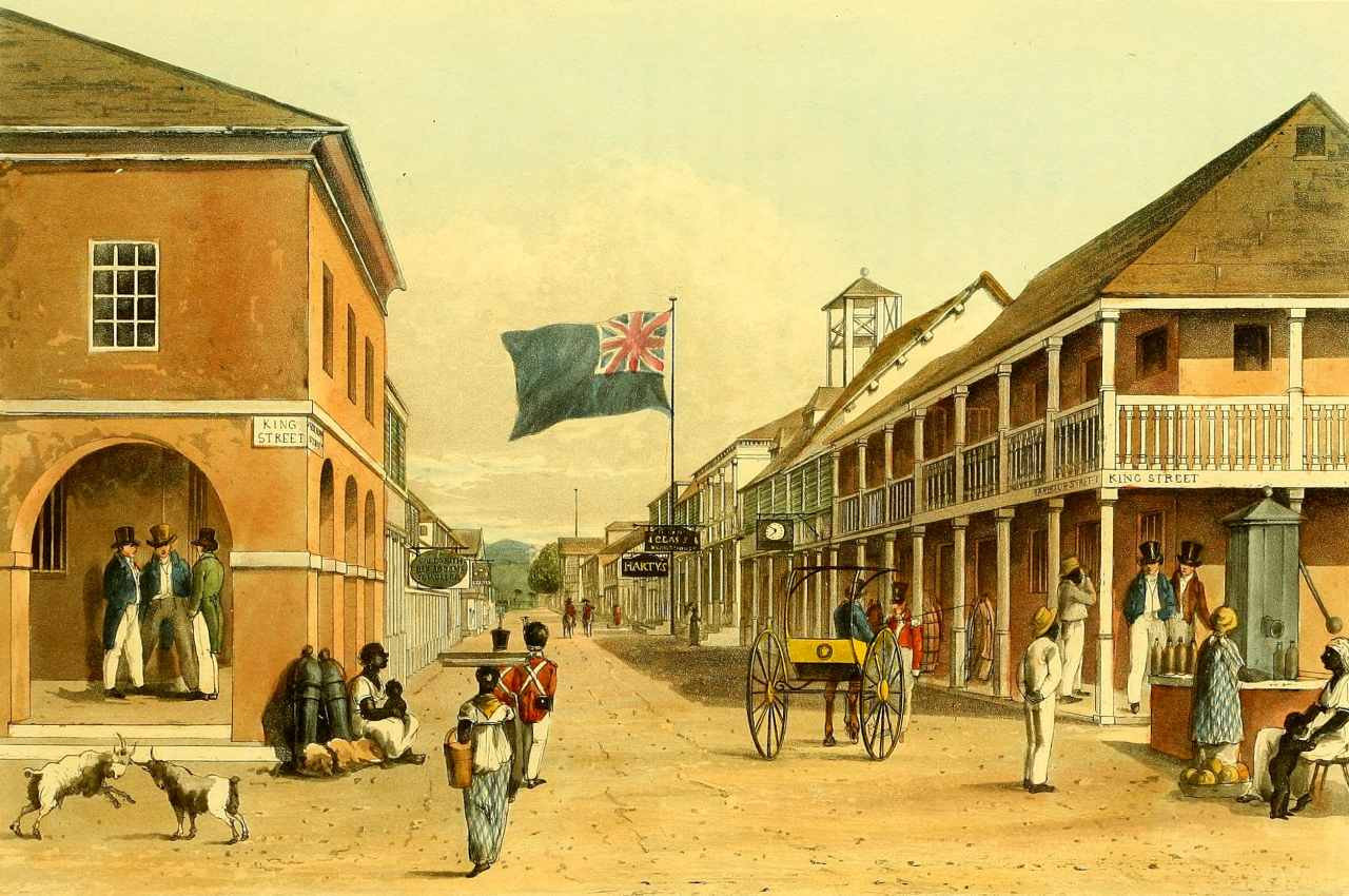 Harbour Street, Kingston, c. 1820