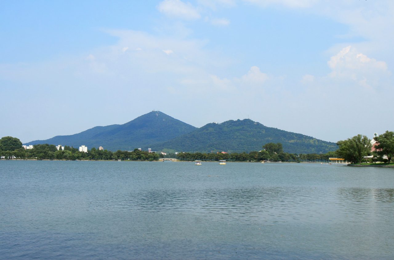 Purple Mountain or Zijin Shan, located to the east of the walled city of Nanjing