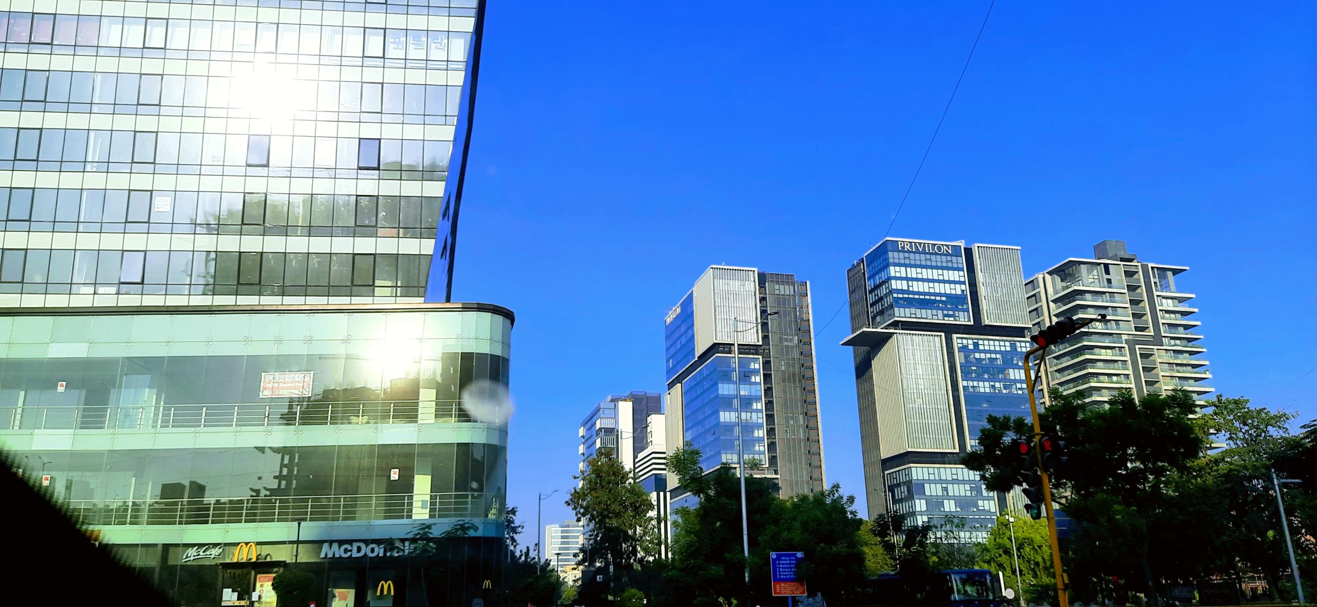 A view of Ahmedabad's modern skyline