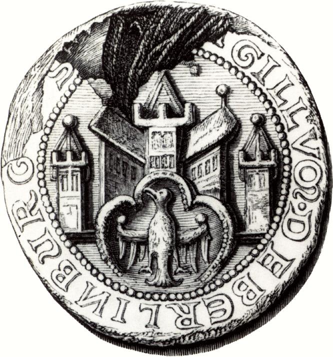The oldest seal of Berlin, dating back to 1253