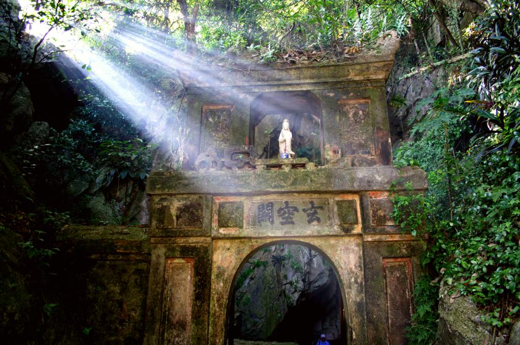The Gate leading to the Marble Mountains, a popular tourist destination