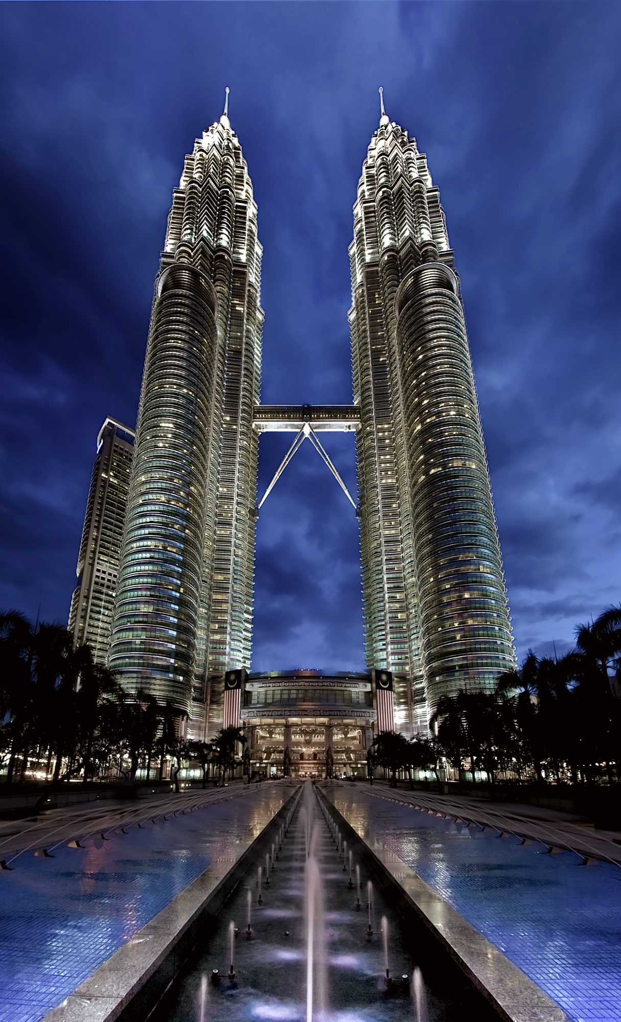 Kuala Lumpur's skyline at sunset