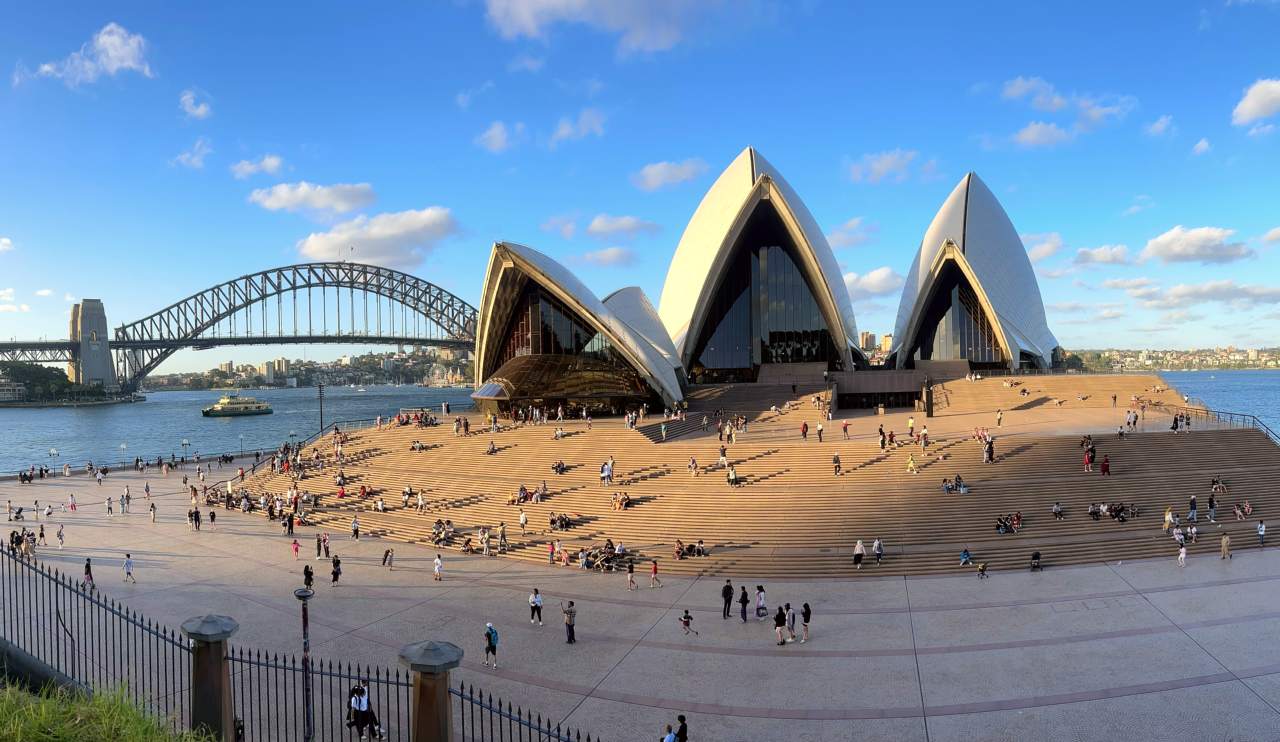The Sydney Opera House and Harbour Bridge, Australia's most recognised landmarks which are also a key part of Sydney's status as the most popular destination in the country