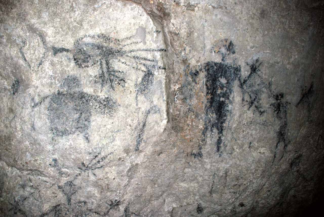 Cave drawings, Lelepa Island, associated with the Roy Mata World Heritage Site