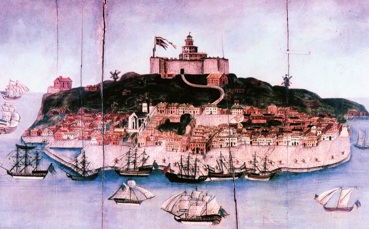 The island around 1775
