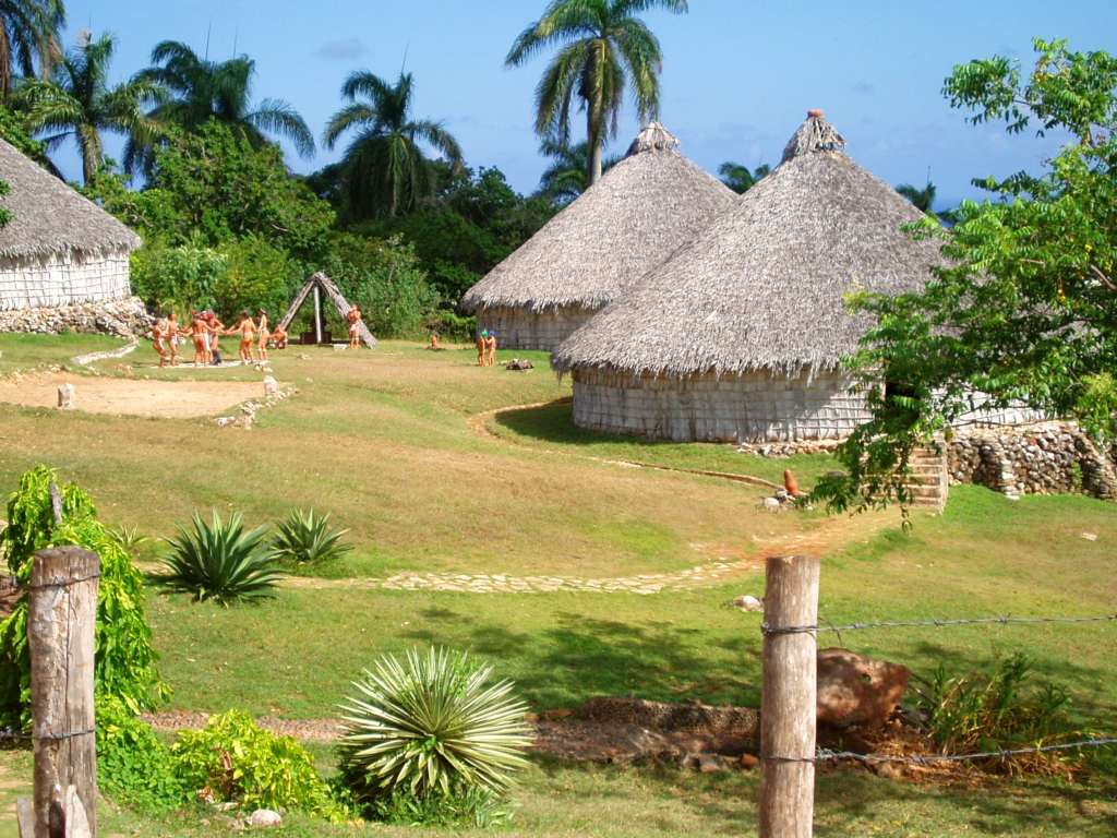 According to descriptions that survive, the homes of the prehistoric inhabitants of the city may have looked very similar to these Taíno culture huts in Baconao