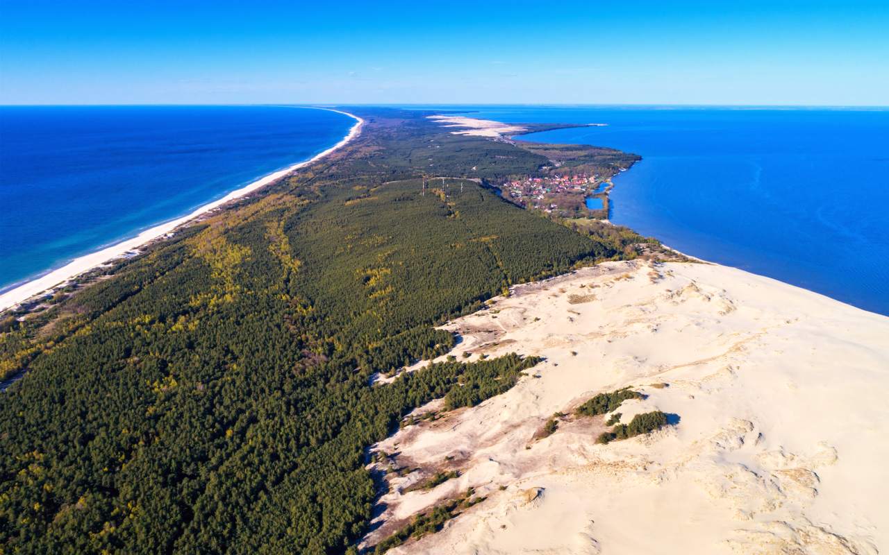 Curonian Spit in Kaliningrad Oblast, Russia
