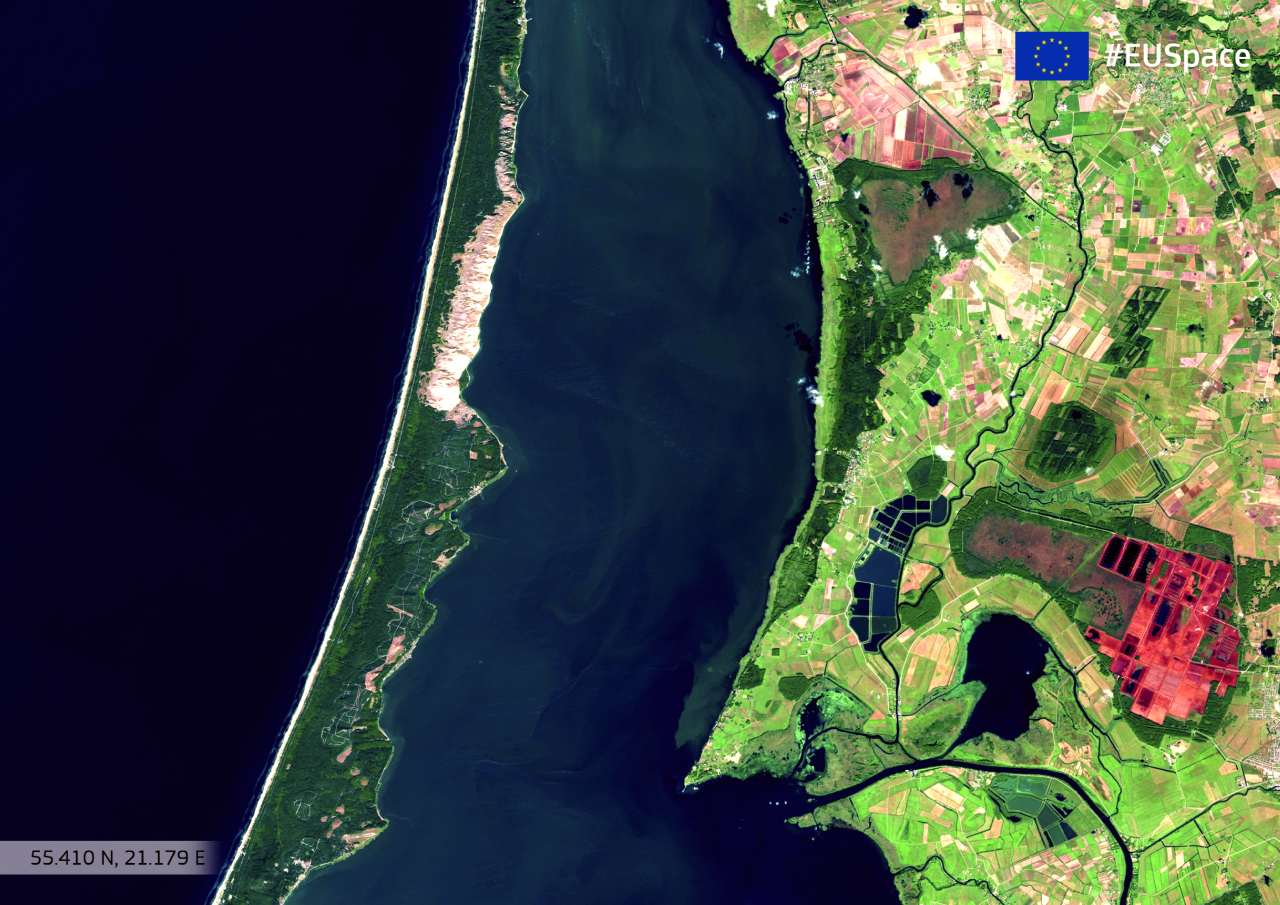 Lithuanian part from space