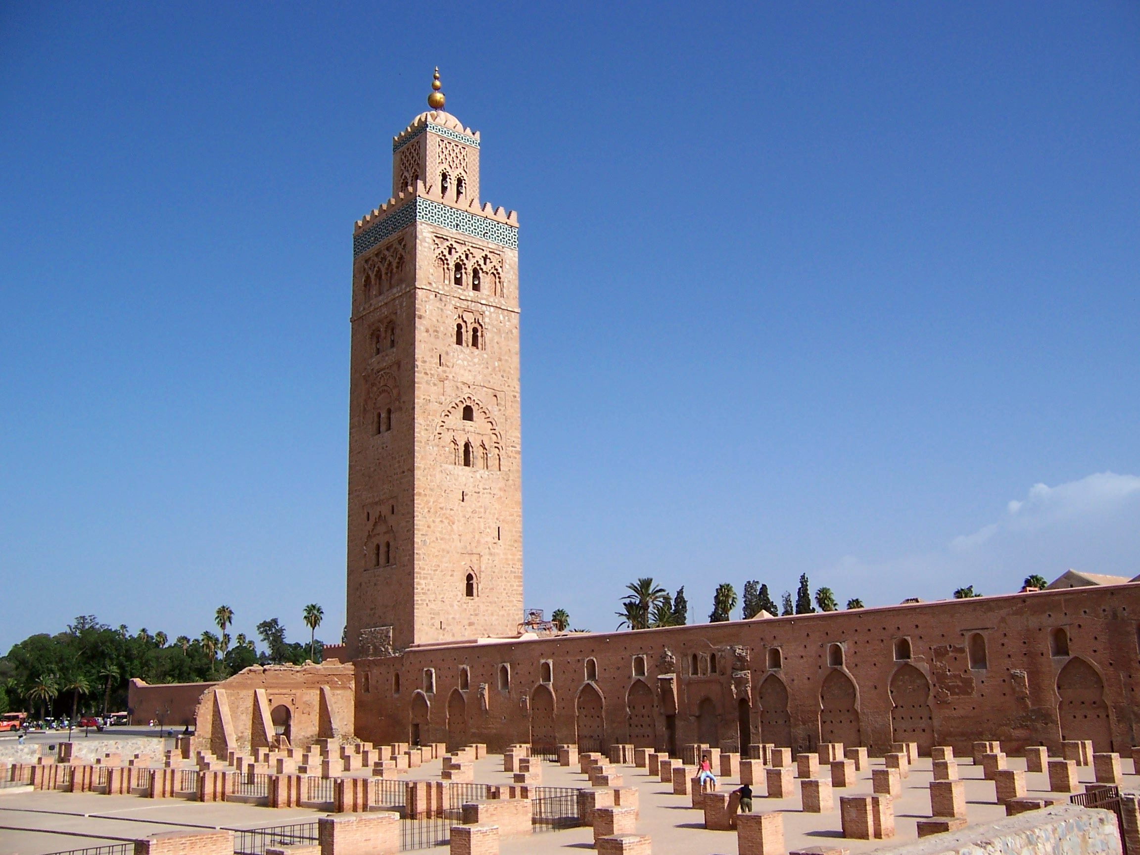 A view of the iconic Koutoubia Mosque