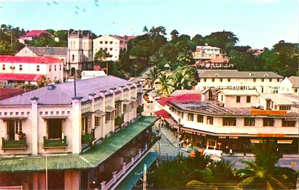 Suva Central Business District in the 1950s