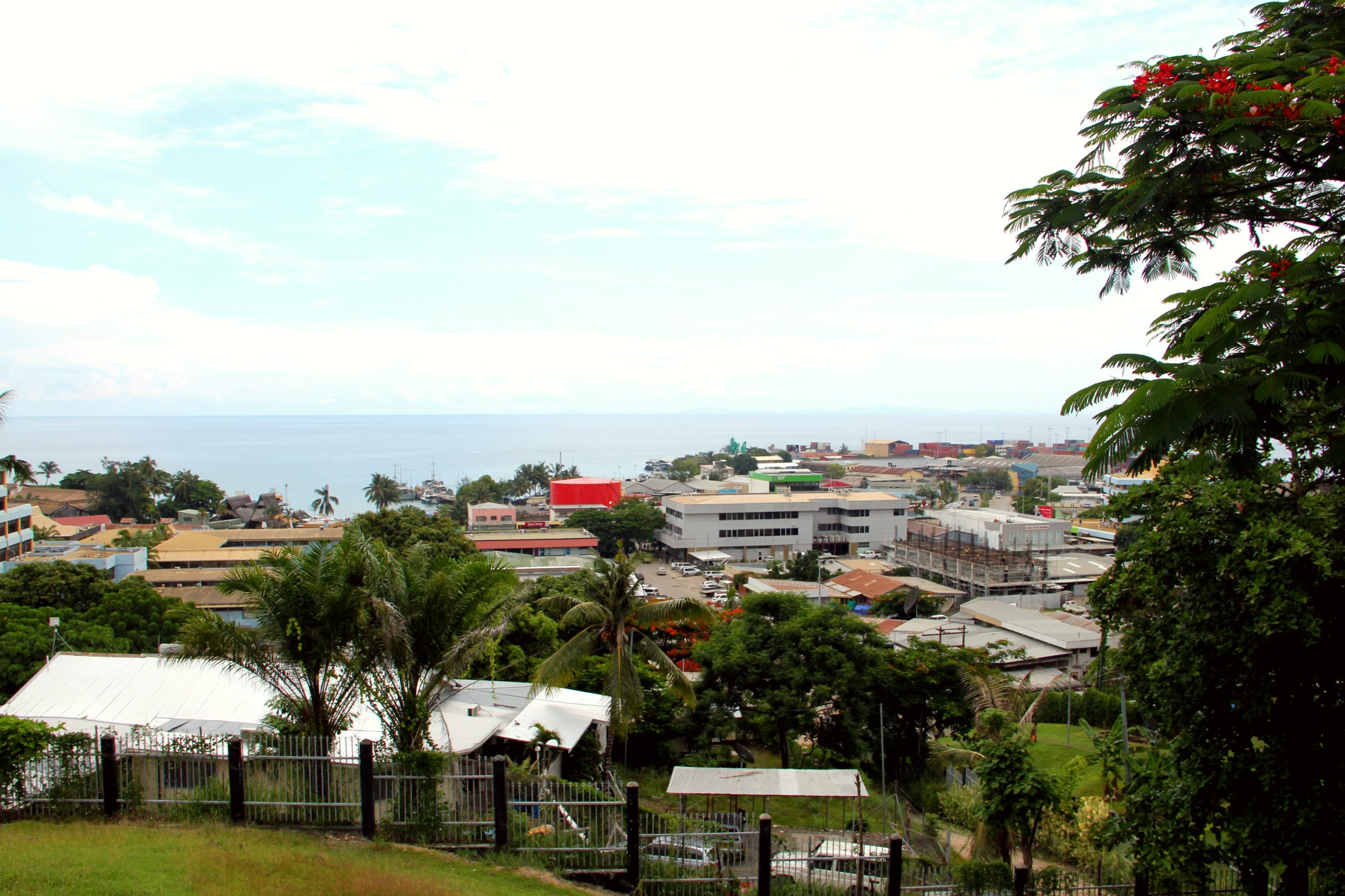 A view of Honiara's coastline