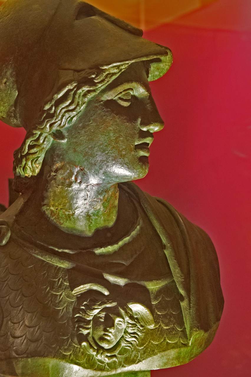 Athena, bronze, 2nd century AD, at Bursa Archaeological Museum